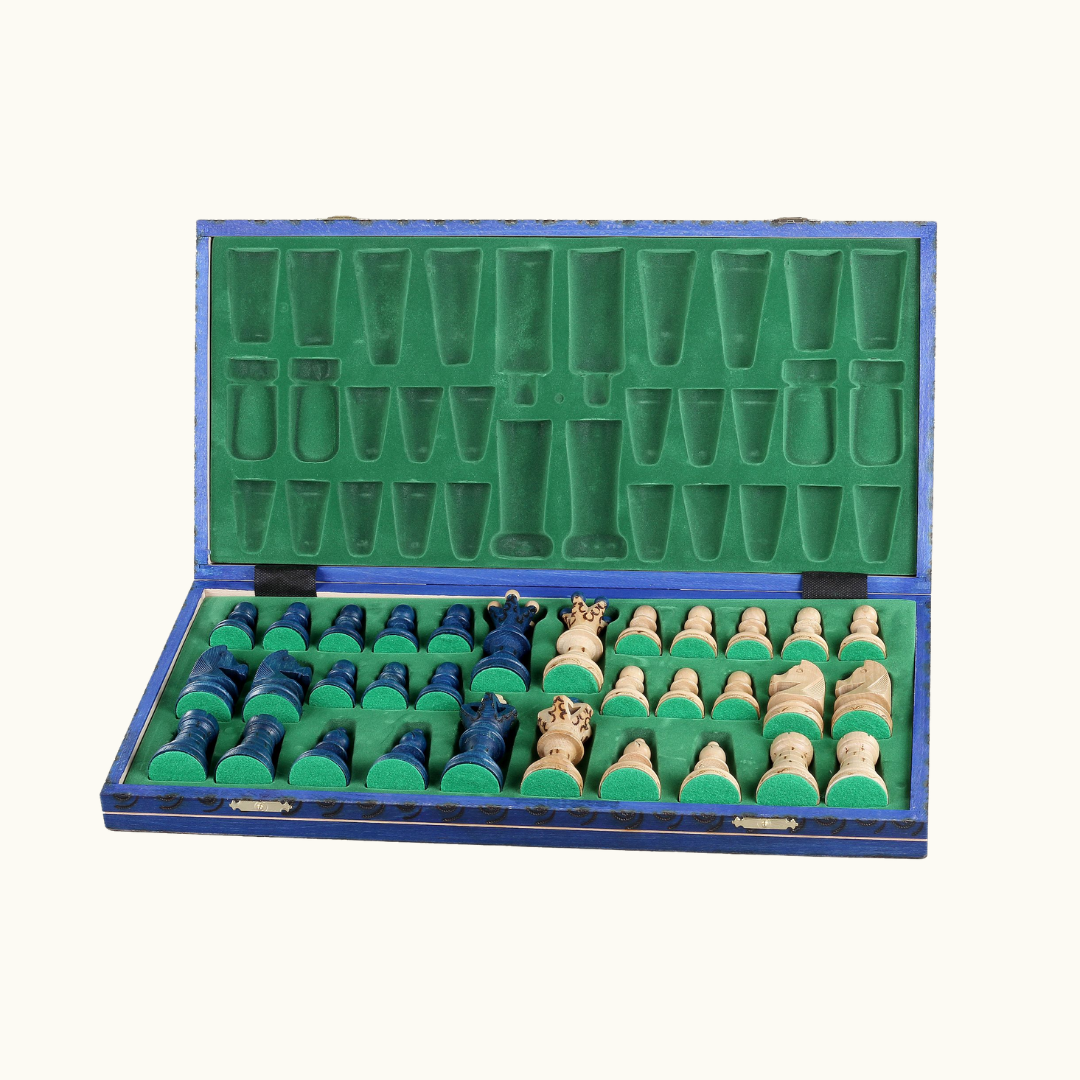 Hopfällbart Schackset – Ambassador – 54 cm