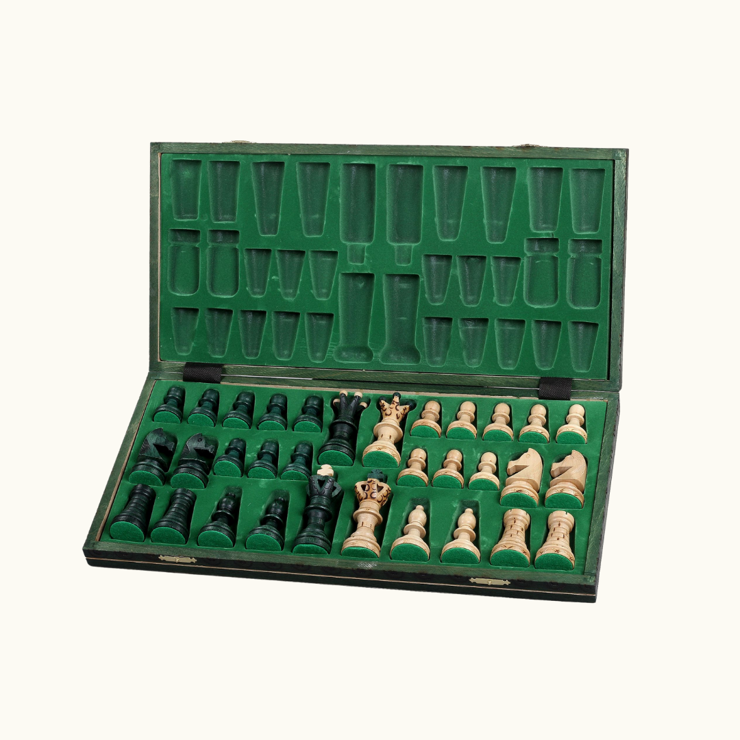 Hopfällbart Schackset – Ambassador – 54 cm