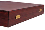 Schackpjäser – Staunton i avenbok med trälåda – 90 mm (No. 5) – bild 5