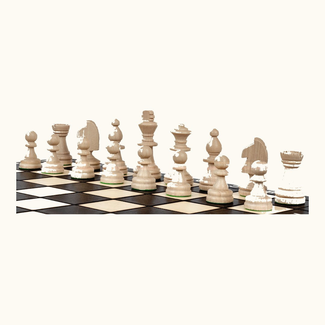Magnetiskt fällbart schackset – Blå & Svart – 27 cm – svart, bild 4