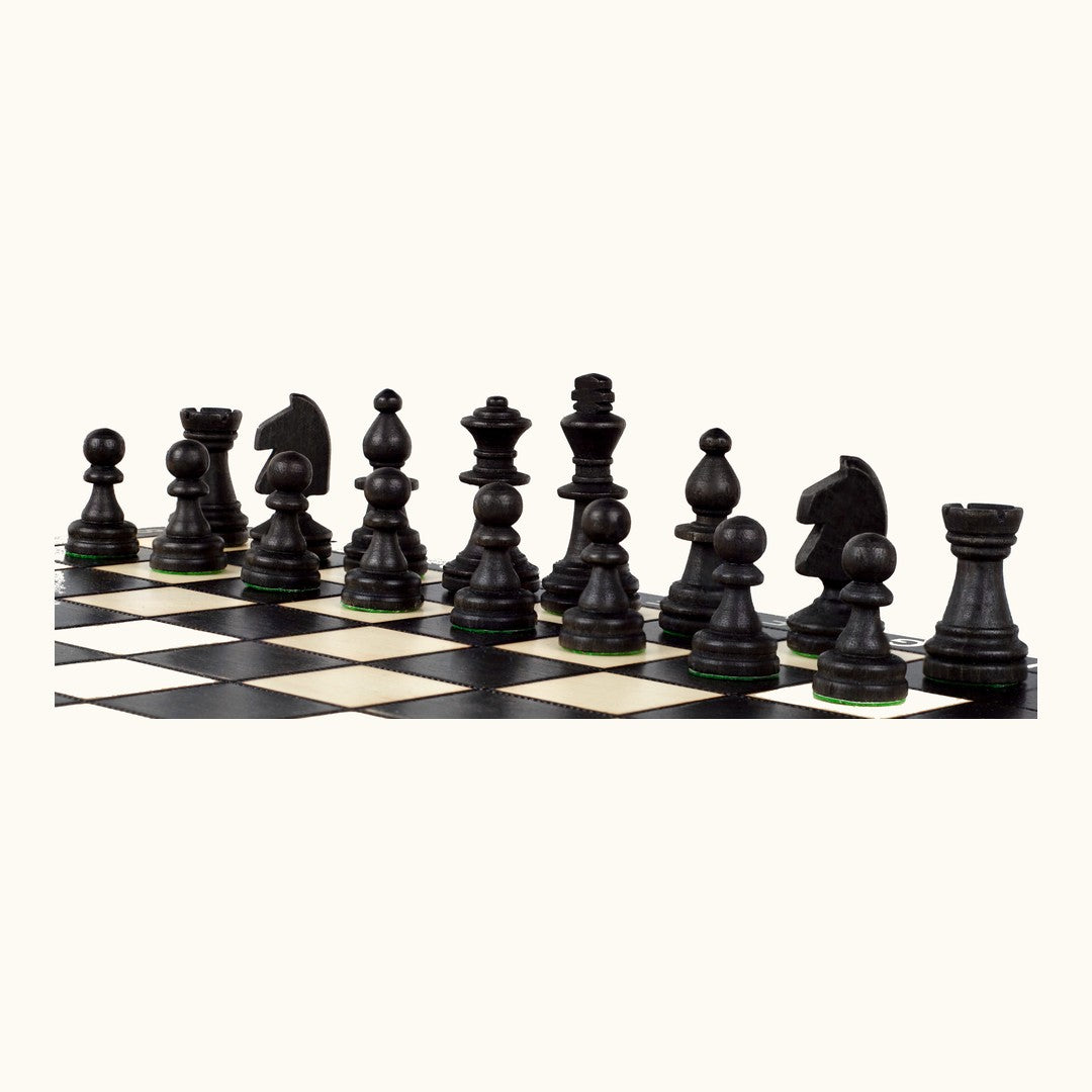 Magnetiskt fällbart schackset – Blå & Svart – 27 cm – svart, bild 5