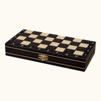 Magnetiskt fällbart schackset – Blå & Svart – 27 cm – svart, bild 6