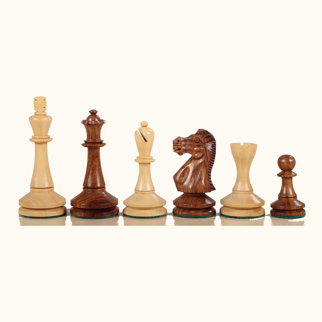 Schackpjäser – Blackmore Staunton – 95 & 102 mm (No. 6 & 7) – akacia & buxbom