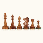Schackpjäser – Blackmore Staunton – 95 & 102 mm (No. 6 & 7) – akacia & buxbom, bild 2