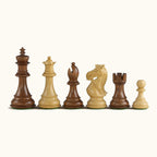Schackpjäser – King's Bridal – 95 mm (No. 6) – akacia & buxbom