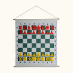 Demonstrationsschack 68 cm med magnetiska pjäser