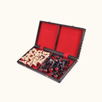 Hopfällbart schackset  – Christmas Chess – 60 cm