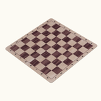 Schackbräde i plast – Rullbart No. 6 (51 cm) i ljus träfärg