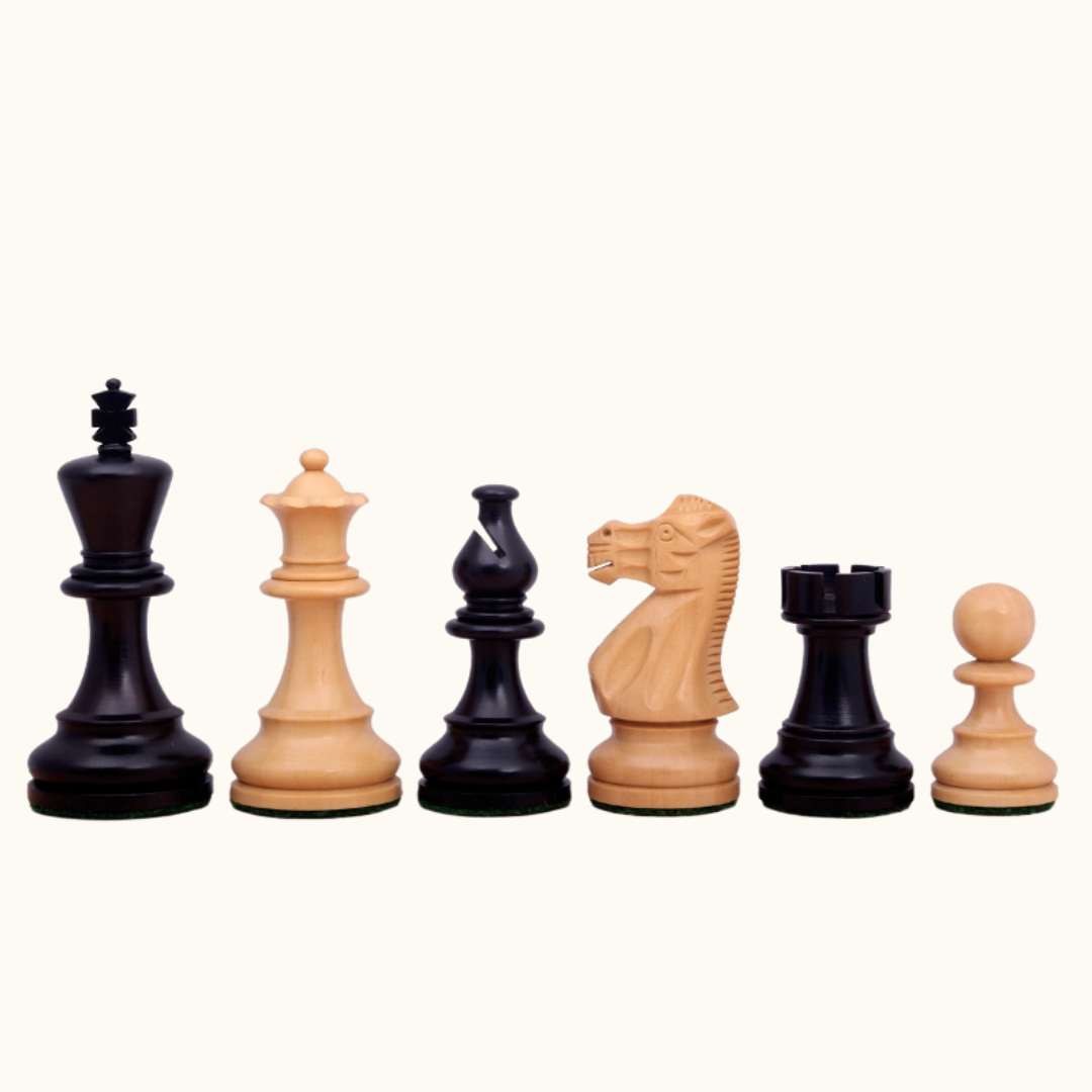 Schackpjäser – American Staunton – 89 mm & 95 mm (No. 5 & No. 6)