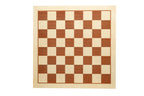 Schackbräde i ljus mahogny & lönn – No. 6 utan notation